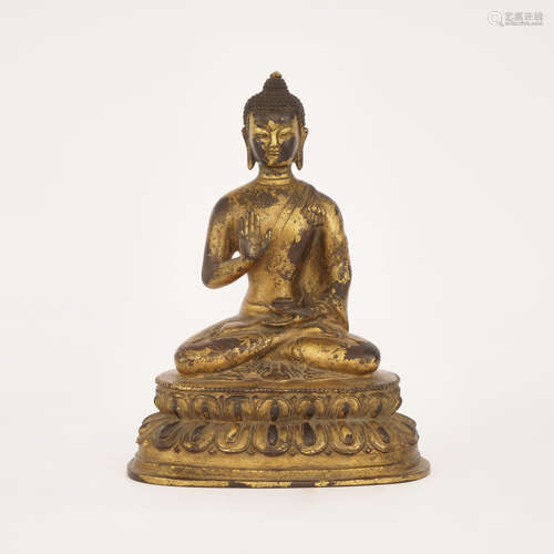 Gilt Bronze Figure of Buddha