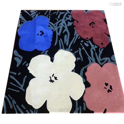 Andy WARHOL (1928-1987), D’Après Tapis en laine fait main (l...