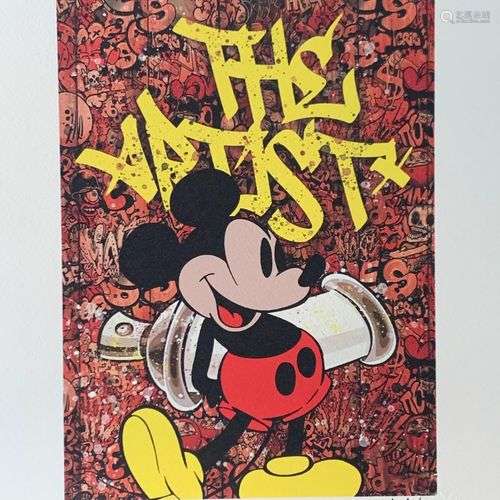 HEYDENBOY MICKEY THE ARTIST Sérigraphie numérique, signée et...