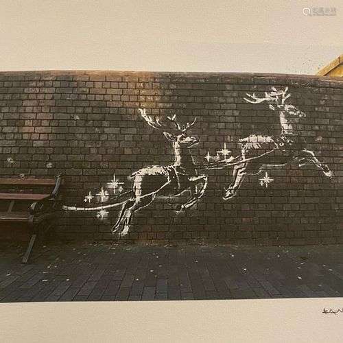 BANKSY, D’Après Sans titre Sérigraphie en couleur sur papier...