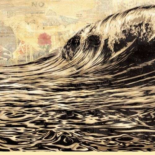 Shepard FAIREY (Obey Giant dit) (Né en 1970) DARK WAVE Sérig...