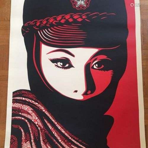 Shepard FAIREY (Obey Giant dit) (Né en 1970) MUJER FATALE, P...