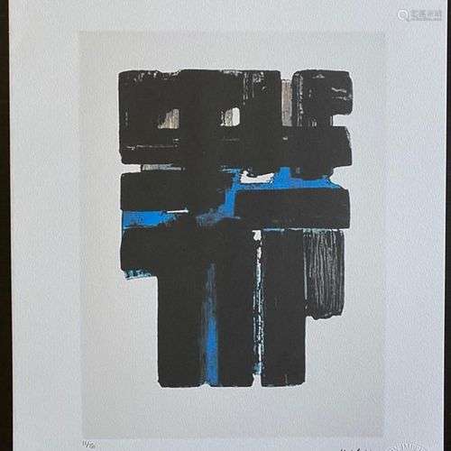 Pierre SOULAGES (Né en 1919) D’Après Sans titre Sérigraphie ...