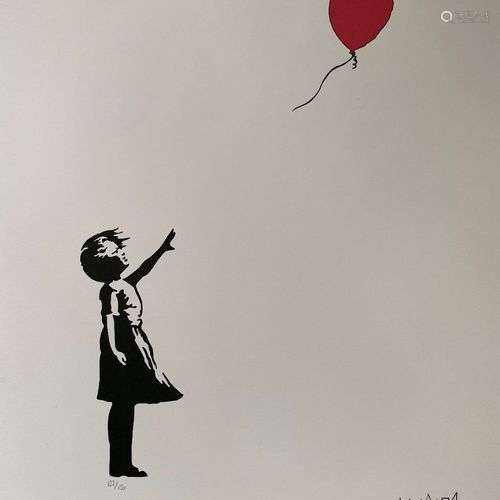 BANKSY, D’Après Sans titre Sérigraphie en couleur sur papier...