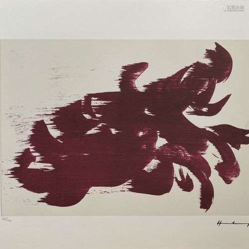 Hans HARTUNG, D’Après Sans titre Sérigraphie en couleur sur ...