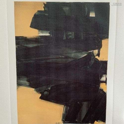 Pierre SOULAGES (Né en 1919) D’Après Sans titre Sérigraphie ...