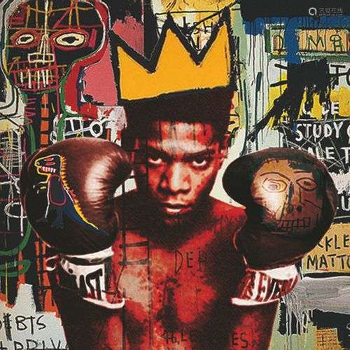 BRAIN ROY (MR&ROY, Né en 1980). BOXING HOMMAGE A BASQUIAT. I...