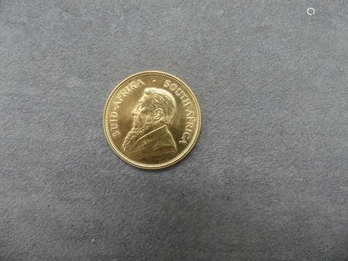 1 krugerrand 1983 en or. Poids: 34.04grammes