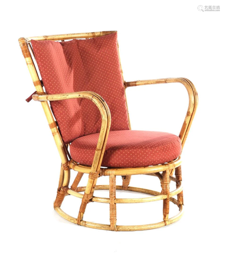 Rattan armchair