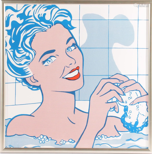 woman in the bath, graphics