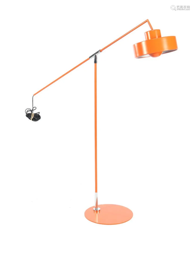 Adjustable orange floor lam