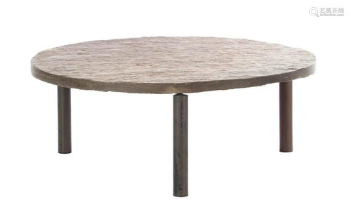 Slate side table