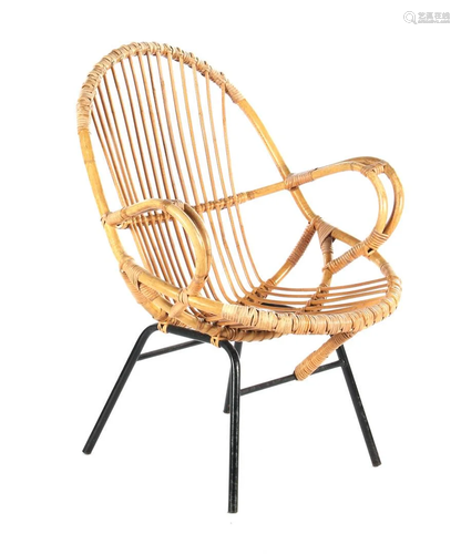 Rattan armchair