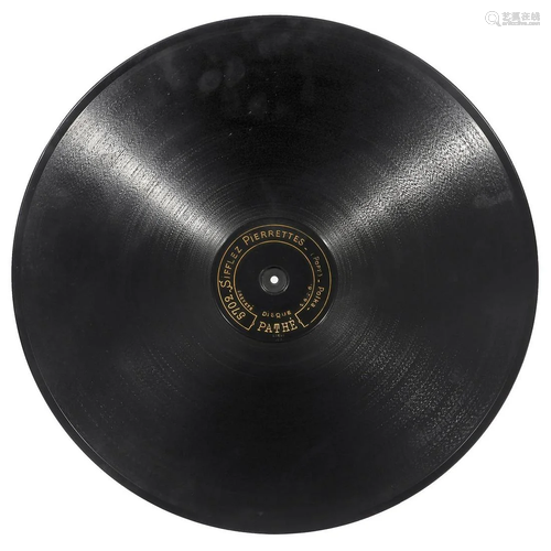 Pathé 20-inch Concert Record, c. 1910