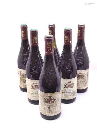 Cinq bouteilles de vin de Chorey Les Beaune 2009 Bourgogne (...