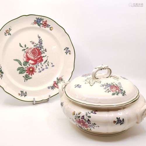 VILLEROY BOCH Service de table comprenant 20 assiettes plate...