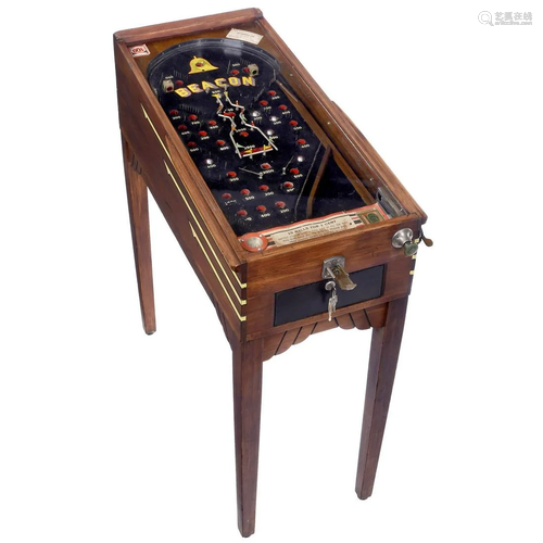 Beacon Coin-Activated Bagatelle Game, 1934