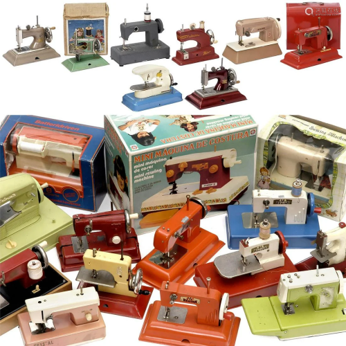 31 Toy Sewing Machines, 1950s-1970s