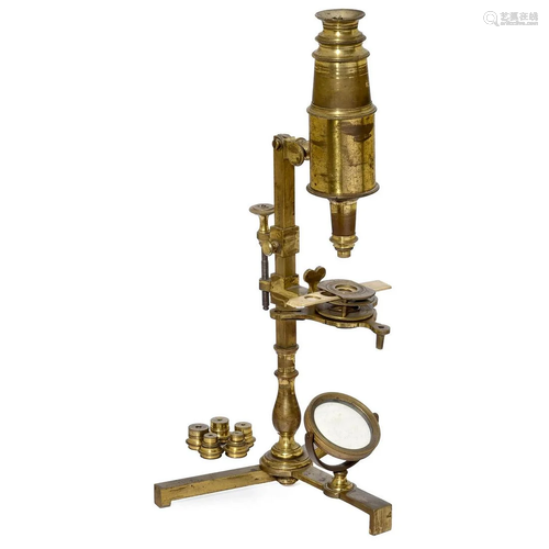 English Universal Compound Microscope, c. 1760