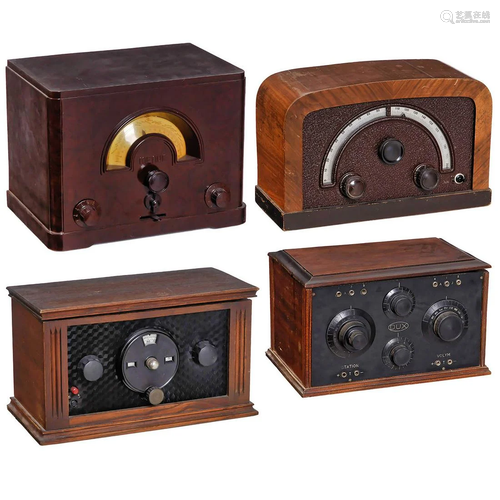 4 Small Tube Radios