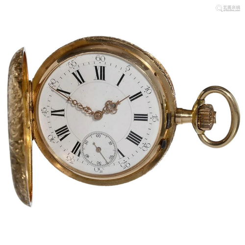 18 K Gold Pocket Watch by Dubois, c. 1885