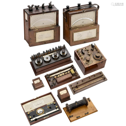 Collection of Metrological Laboratory Instruments, c.