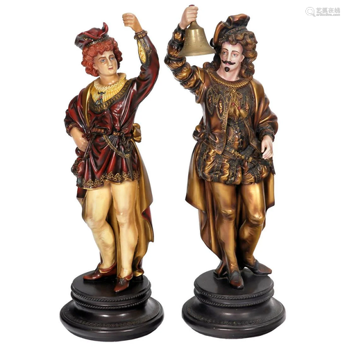 2 Fairground Organ Figures