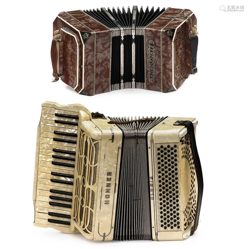 Alfred Arnold Bandonion (AA) and Accordion Gloria by