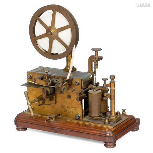 De Vos Morse Telegraph, c. 1880