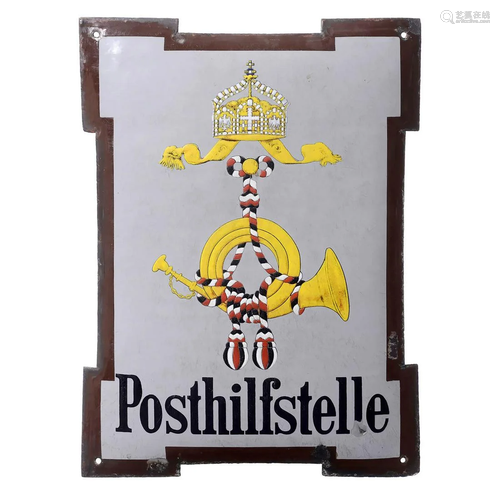 Enamel Sign 