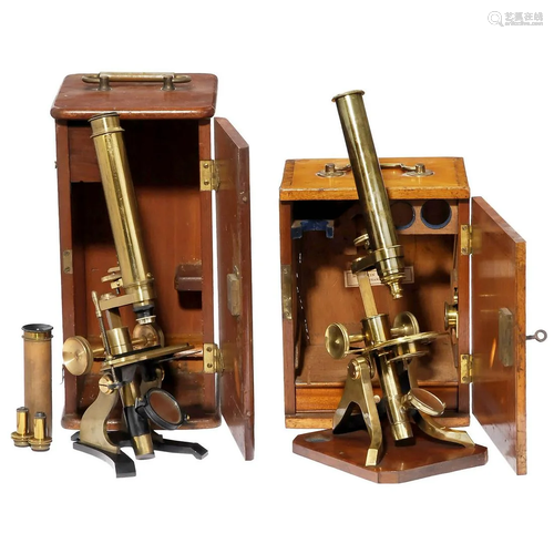 2 Brass Microscopes