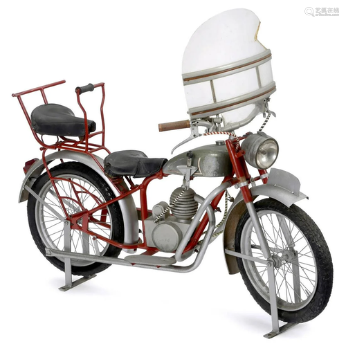 Original Lenaerts Children's Carousel Motorbike, c.