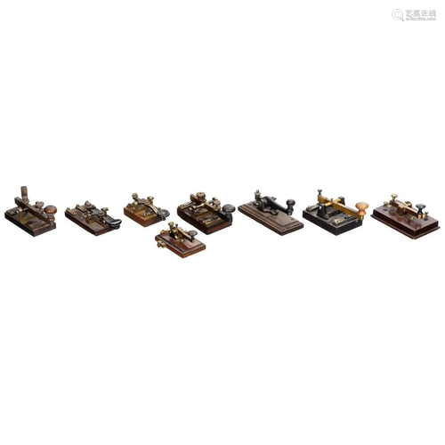 8 Early Morse Keys