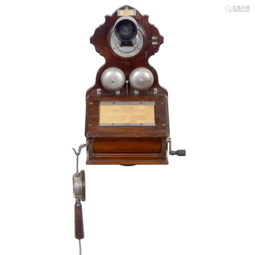 Siemens & Halske Model M1904 Wall Telephone, 1904