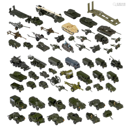 61 Cast-Metal Military Vehicles, c. 1960/70