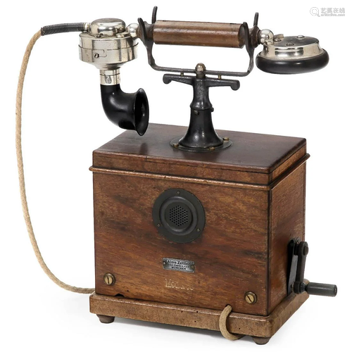 Bavarian Table Telephone Model EB 08 by Alois Zettler,