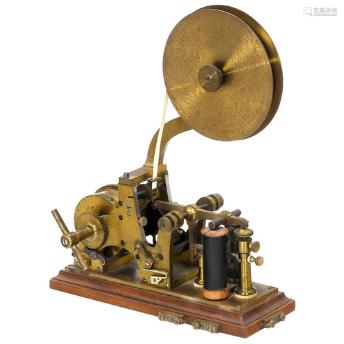 Relief Printer Telegraph by Ekling, Vienna, c. 1855