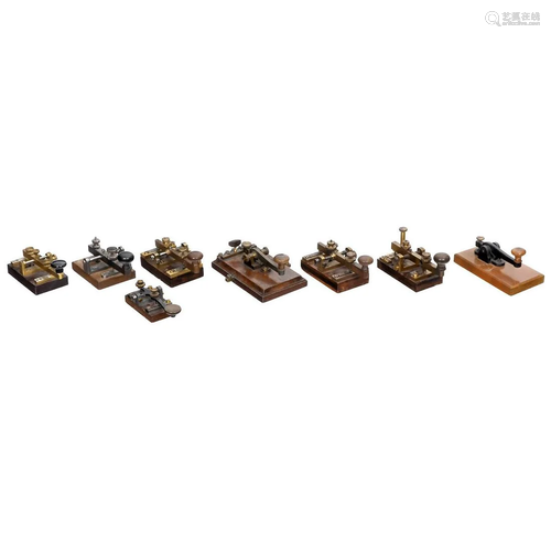 8 Early Morse Keys