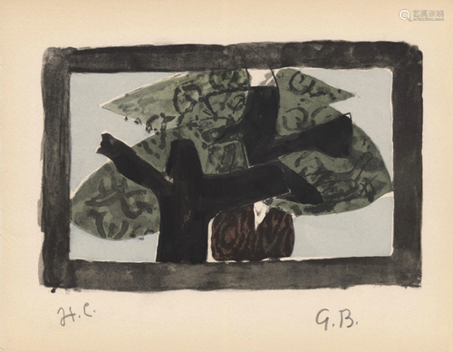 GEORGES BRAQUE - L'arbre - Original hand-colored