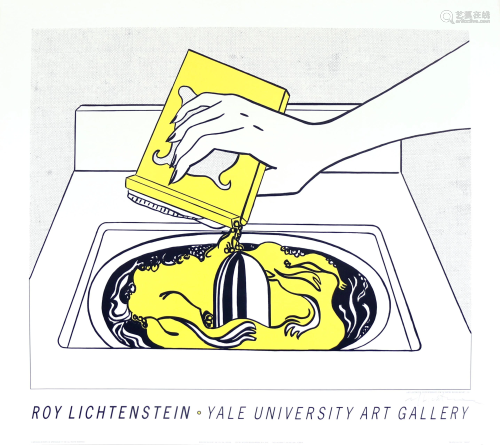 ROY LICHTENSTEIN - Washing Machine - Original color
