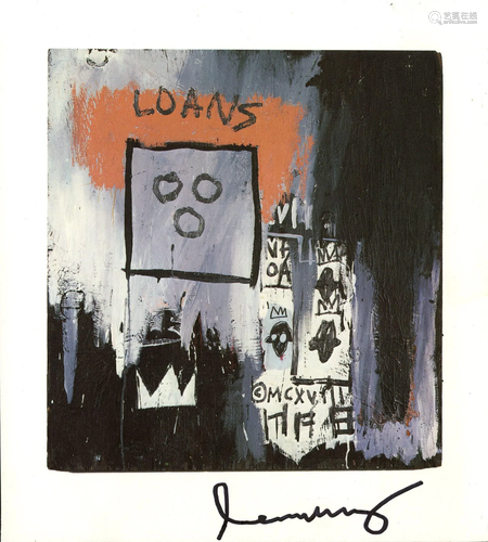 JEAN-MICHEL BASQUIAT - Loans - Color offset lithograph