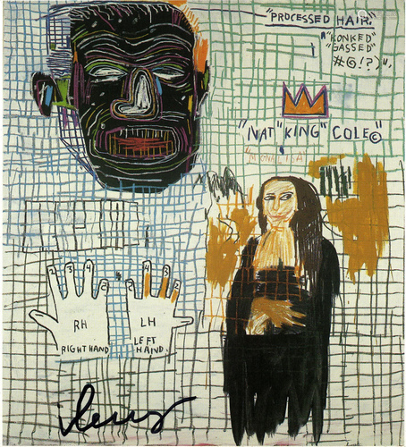 JEAN-MICHEL BASQUIAT - Lye - Color offset lithograph