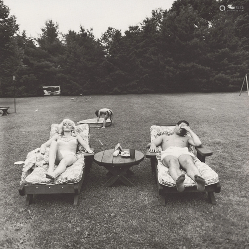 DIANE ARBUS - Family on Their Lawn One Sunday in