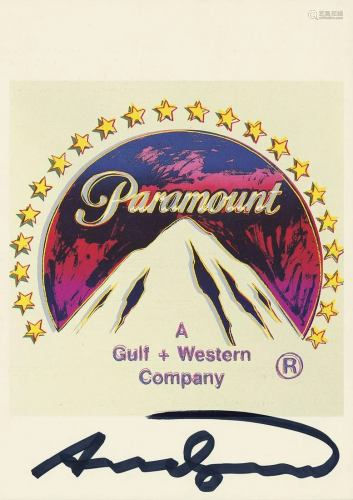 ANDY WARHOL - Paramount - Color offset lithograph