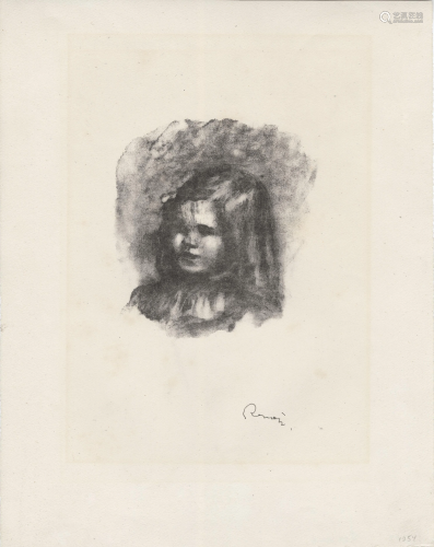 PIERRE-AUGUSTE RENOIR - Claude Renoir, tourné a