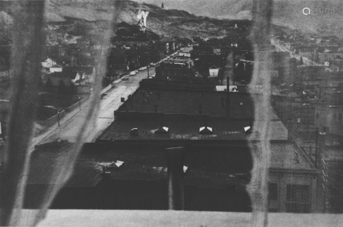 ROBERT FRANK - View from Hotel Window, Butte, Montana -