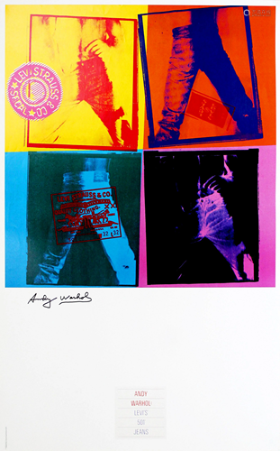 ANDY WARHOL - Levi's 501 Jeans - Original color offset