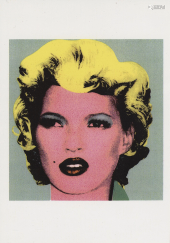 BANKSY - Kate Moss - Original color offset lithograph