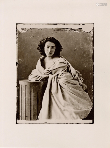 FELIX NADAR - Sarah Bernhardt - Original photogravure