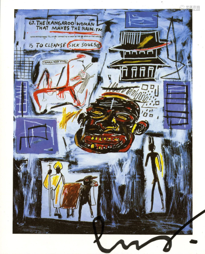 JEAN-MICHEL BASQUIAT - Kangaroo Woman/Sick Souls -